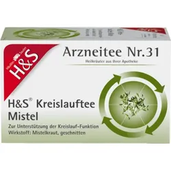 H&S Kreislauftee Mistel Filterbeutel 20X2.0 g