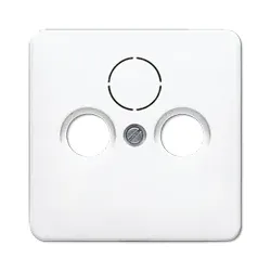 JUNG CD 561 SAT WW, Weiß, Thermoplast, SAT + TV + Radio