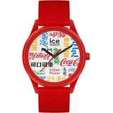 ICE-Watch Ice Watch COCA COLA×ICE-WATCH - Pop art - Medium - 3H 019620 Armbanduhr Solarbetrieb - Rot/Bunt