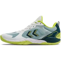 Hummel Speed Court Innenbereich Damen in white/green/yellow 44.5