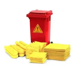 Notfall-Set, Bindemittel im roten Rollcontainer B 12, Ausführung Spezial