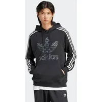 Adidas Classic Mono Graphic Hoodie Black L