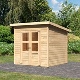 Karibu Merseburg 4 2,12 x 2,14 m natur