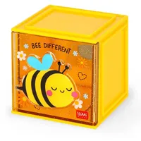 Legami Erweiterbare Schreibtischbox - Cutie Cube Biene