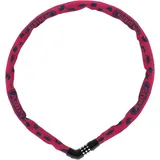 ABUS Steel-O-Chain 4804C Kettenschloss rosa, Zahlenkombination (86810)