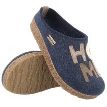 HAFLINGER Grizzly Home 731096-79 kapitän Filz für Damen, blau 38