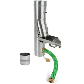 Florantia Laubsammler Zink DN 80 - 120 inkl. Adapter 0,10 m / 0,40 m Silber