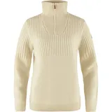Fjällräven Damen Övik Half Zip Knit Pullover (Größe M, weiss)
