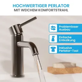 Bächlein Susara Einhandmischer Anthrazit