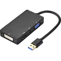 Renkforce Externe Grafikkarte USB 3.2 Gen 1 HDMI®, DVI,