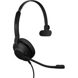 JABRA Evolve2 30 SE - Kabelgebundenes Mono-Headset mit Geräuschunterdrückung und 2-Mikrofon-Technologie - inkl. USB-A-Kabel - MS Teams zertifiziert, auch mit anderen Plattformen kompatibel - Schwarz