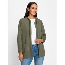 Heine Shirtjacke in Khaki 42