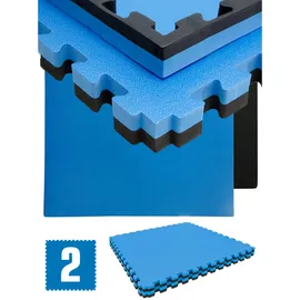Eyepower Fitnessmatte 2er Set - 90x90cm Bodenschutzmatte Gym Matte Puzzlematte