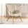 s-style möbel Lounge-Sessel Lenari Cordstoff 71 x 96 x 86 cm Beige