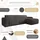 ax living Eckcouch L Form Grau