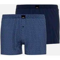 Götzburg Boxershorts kariert blau 5 2er Pack
