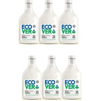 6x1L ECOVER Zero sensitiv Weichspüler 0% Parfüm Allergie vegan 198WL