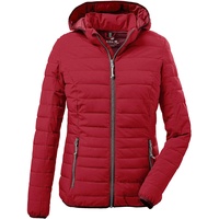 G.I.G.A. DX Damen Steppjacke/Casual Funktionsjacke in Daunenoptik mit abzippbarer Kapuze Uyaka, rot, 38, 28041-000