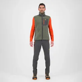 Karpos 80'S Fleece Vest Thyme/Black Sand L