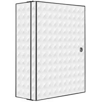 Banjado XXL Medizinschrank Abschliessbar 35x46x15cm Arzneischrank Anthrazit Aus Metall