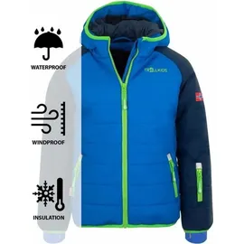TROLLKIDS Hafjell Pro Jacke Navy/Med Blue/Green 104