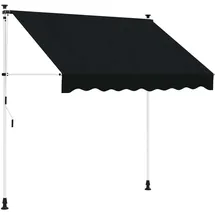 vidaXL Markise 350 cm schwarz