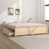 vidaXL Bett mit Schubladen 140x200 cm