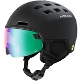 Head Radar 5K Photo Mips Helm mit Visier - Black - XL-2XL