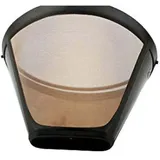 1 Wiederverwendbarer Kaffeefilter, Permanentfilter, Universal-kaffeemaschinenfilter, 100-mesh-kaffeefilter, Edelstahl 304, Mit Griff, Für Die Meisten Kaffeemaschinen (gold)