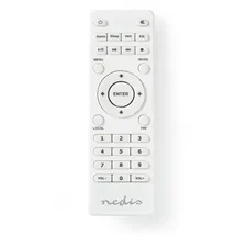 Nedis Ersatz Fernbedienung / Passend für: Rdin2000wt / Rdin2500wt / Fest / 1 Gerät / Clear Lay-out / Infrarot / Weiss
