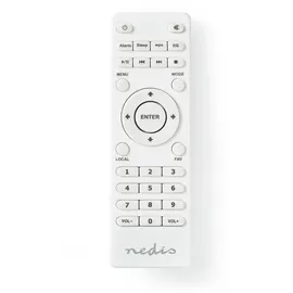 Nedis Ersatz Fernbedienung / Passend für: Rdin2000wt / Rdin2500wt / Fest / 1 Gerät / Clear Lay-out / Infrarot / Weiss