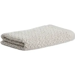 Möve Duschtuch Brooklyn nature/cashmere Silber 