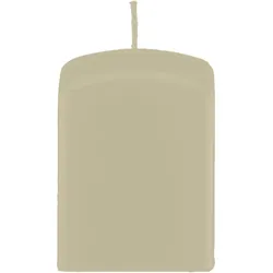 Kopschitz Kerzen Quader Kerzen, Block Kerzen, quadratische Kerzen Verde Vecchio Antik-Grün 20 x Ø 6/6 cm, 4 Stück