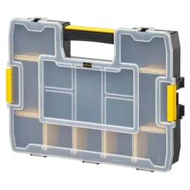 Stanley Sortimentskasten Kunststoff 37,5x6,7x29,2 cm schwarz/transparent/gelb unbestückt