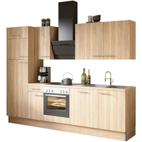 OPTIFIT Küchenzeile Optikoncept Erik 270 cm Wildeiche Nachb.