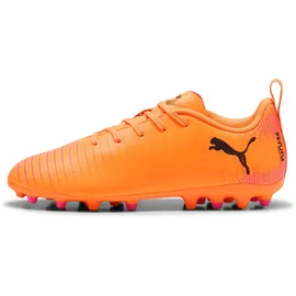 Puma Future 8 Play MG Kinder heat fire/puma black/ravish 37