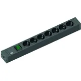 Bachmann Steckdosenleiste 2 m Schwarz 1 St.