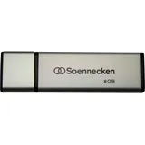 SOENNECKEN 8GB schwarz/silber (71612)