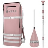 YEAZ LIDO KIT rucksack und paddel SUP-Paddel, Rucksack und Paddel rosa