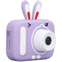 TOPINCN Kinder-Digitalkamera-Display mit 32G-Speicherkarte und Lesegerät, 2,0-Zoll-Farb-Kinderkamera, Zeitgesteuerte Aufnahme, Reichhaltige Effekte, Videokamera-Spielzeug (Lila)