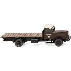 Hanomag Spedition Hamacher Flachpritschen Lkw Modell von WIKING 1:87