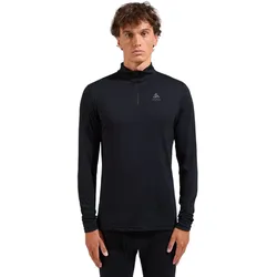 Odlo Langarmshirt Merino 200 (wärmend, Feuchtigkeitsregulierung) schwarz Herren