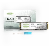 Fikwot FN203 2TB M.2 SATA SSD - SLC Cache 3D NAND TLC SATA III 6Gb/s M.2 2280 NGFF Internal Solid State Drive, Bis zu 550MB/s, Kompatibel mit Ultrabooks, Tablet Computern und Mini PCs