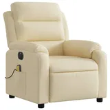 vidaXL Massagesessel Elektrisch Polyester 148 x 79,5 x 0 cm Beige