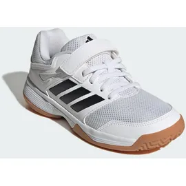 adidas Unisex Kinder Speedcourt Kids Indoor Shoes, FTWR White/core black/GUM10, 35 EU