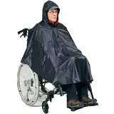 HeRo24 Rollstull Regenponcho Regencape in Marineblau - 62-94