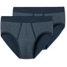 SCHIESSER Slip Classic Daywear kariert blau XL 2er Pack