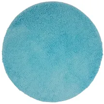 nyvi Badematte NYVISpa Lasalle Ø Badezimmerteppich - Rutschfest, Saugfähig, Schnell Trocknend, Fußbodenheizung geeignet, Waschbar, Weich Farbe:Aqua;Größe:Badematte Ø 60 cm