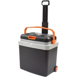 Elektrische Trolley-Kühlbox warm/kalt Bi-Energy 33 Liter SCHWARZ 25-33 L