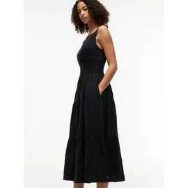 Tommy Hilfiger Trägerkleid Midikleid Schwarz M